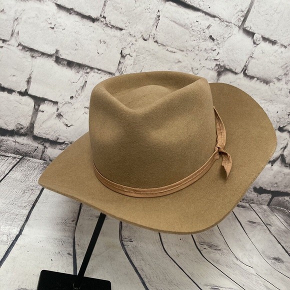 Lack of Color Fedora Womens Size M 57cm Teak Zula Brown Australian Wool‎ Western - Picture 1 of 9